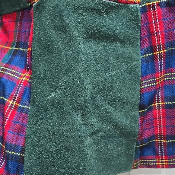 Mona Mode Vintage Plaid Mini Skirt Woman's Size 10 - Picture 8 of 14